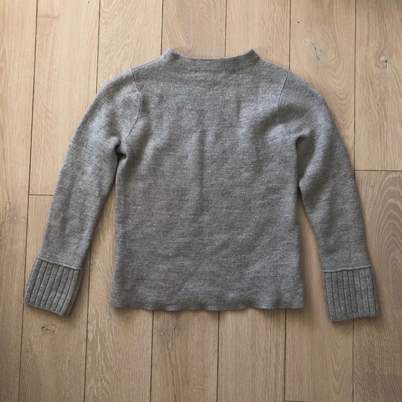 Club Monaco 100% Extra Fine Merino Wool Sweater in Grey Size XS - Picture 3 of 10